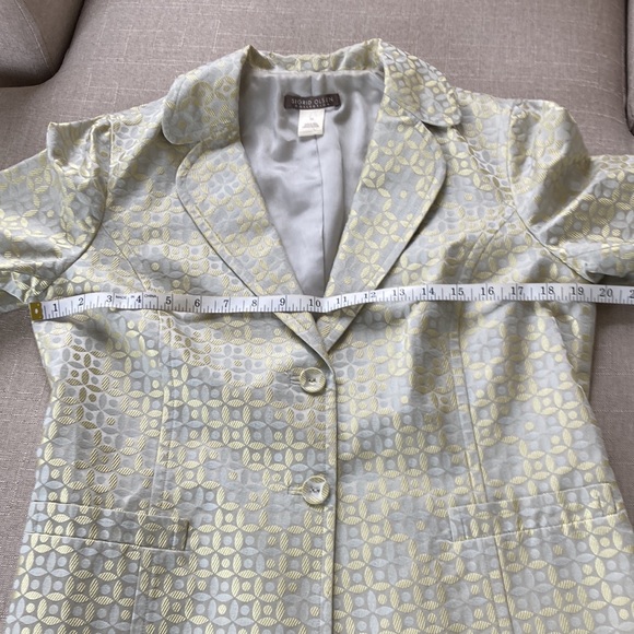 Sigrid Olsen silk blend brocade suit jacket - Picture 7 of 11